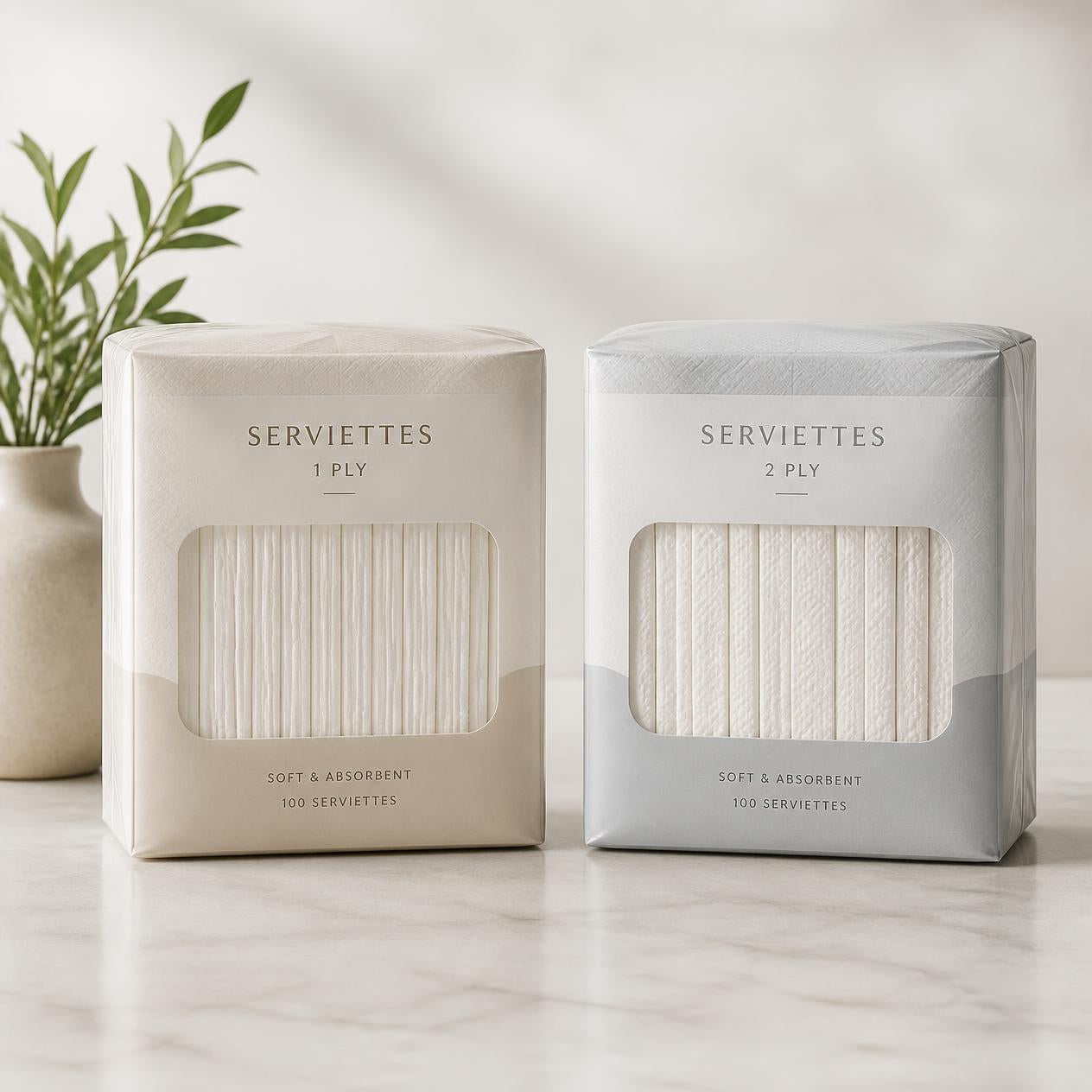 Serviettes 2-ply (/1000)