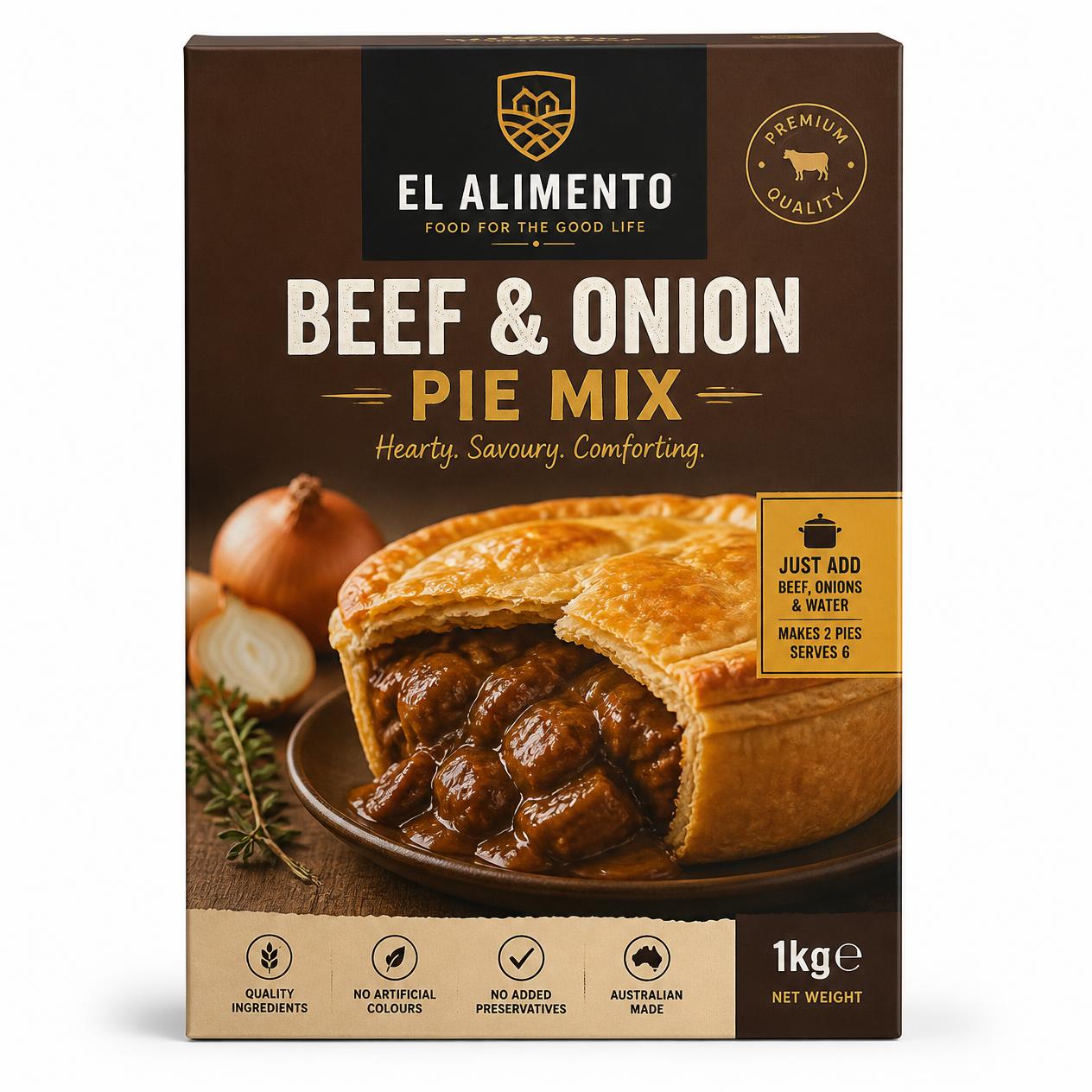 Beef & Onion pie mix